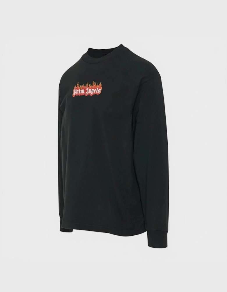 Burning Logo Classic Tee Long Sleeve