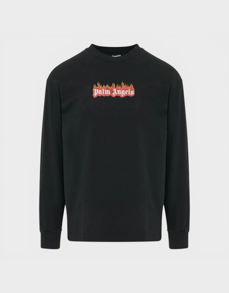 Burning Logo Classic Tee Long Sleeve