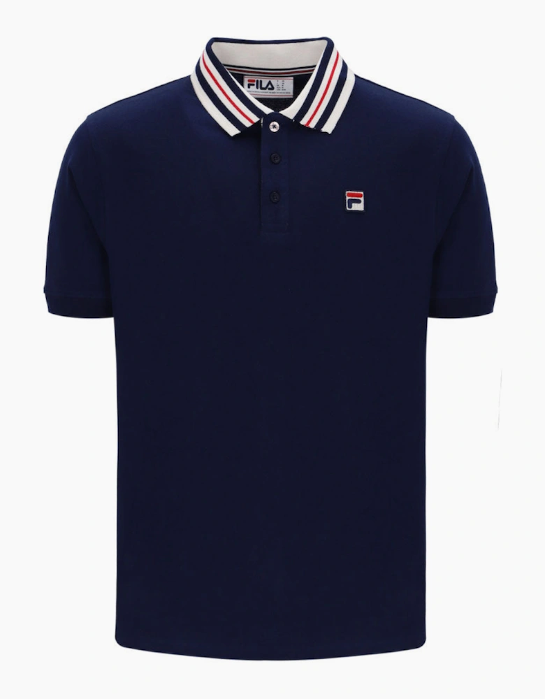 Fila Vintage Achille Polo Shirt - Fila navy