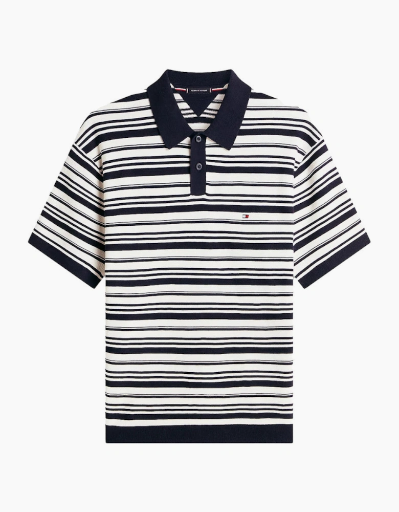 Tommy Hilfiger Cool Touch Structure Polo 0A5 Desert Sky/Ivory