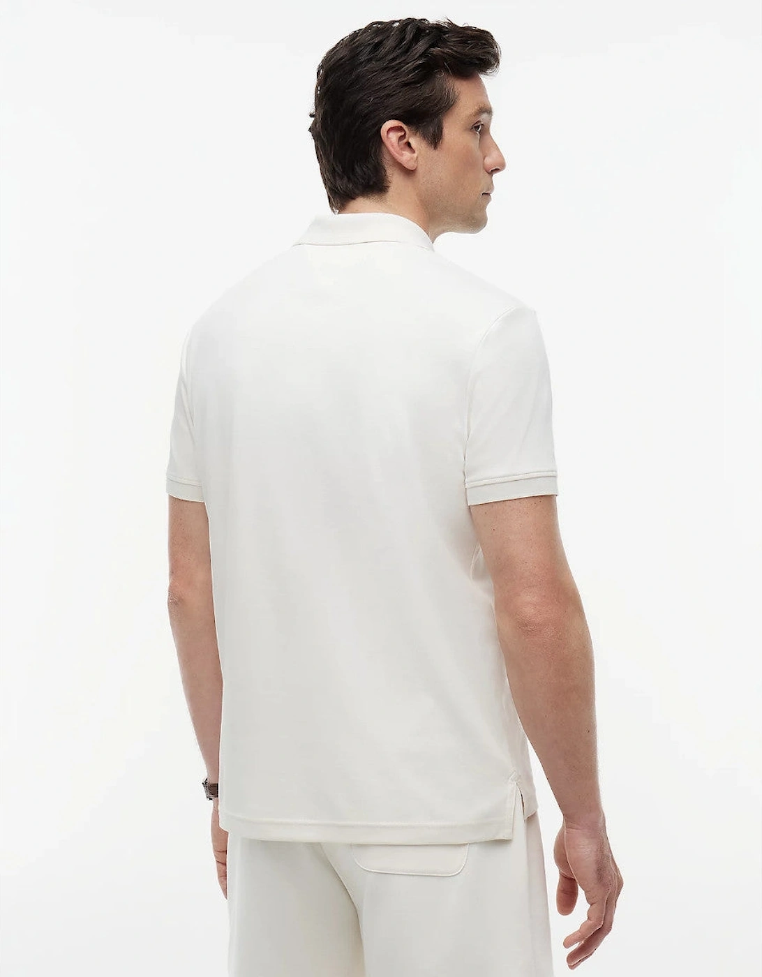 Tommy Hilfiger Interlock Zip Reg Polo Z00 Ivory Petal
