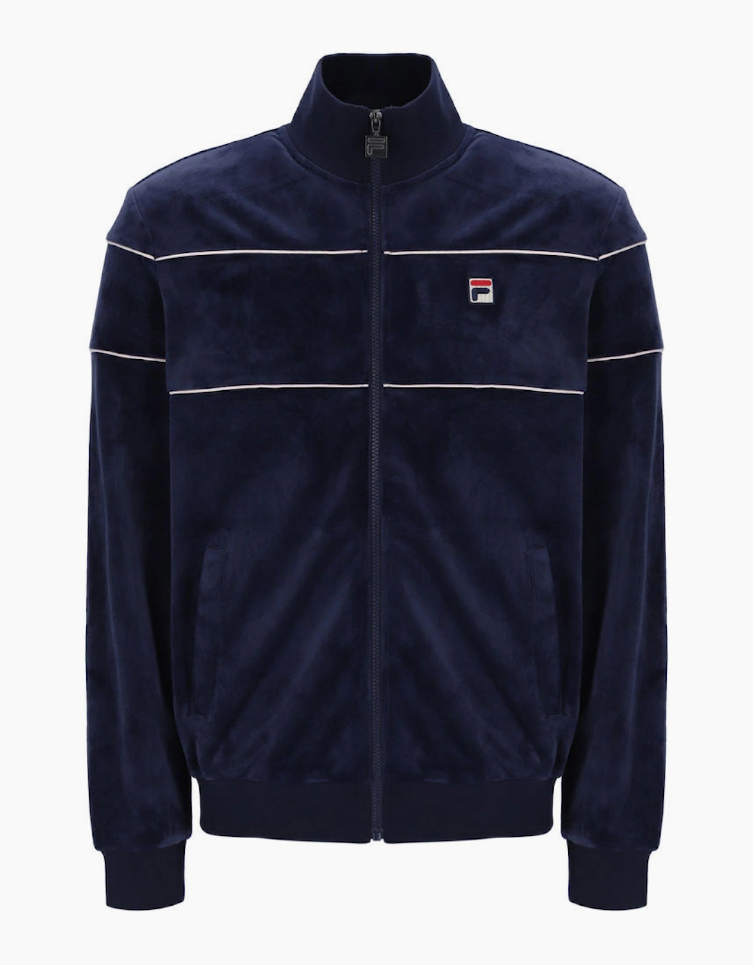 Fila Vintage Vittorio Velour Track Top - Navy / Gardenia, 3 of 2