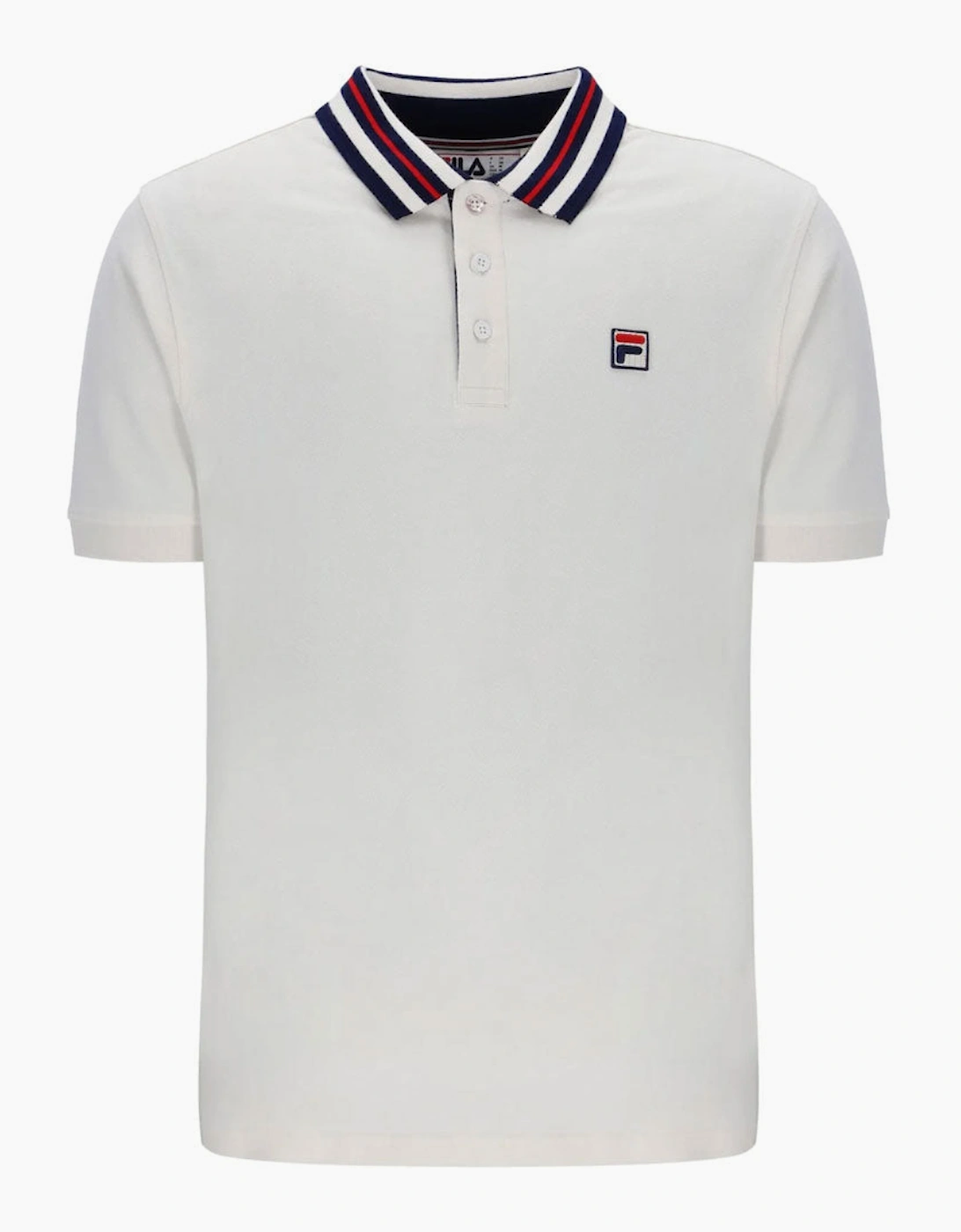 Fila Vintage Achille Polo Shirt - Gardenia White, 2 of 1