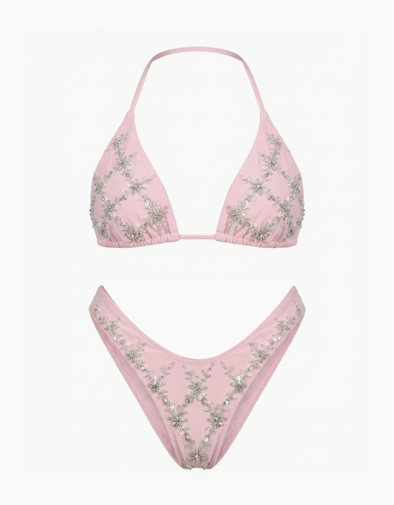 Rose Flattering Bikini Bottoms Pink in Stock