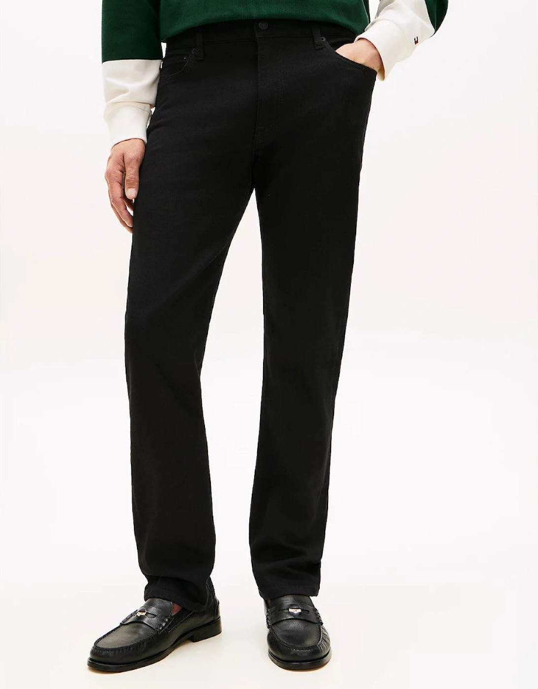Tommy Hilfiger Denton Straight Jeans 1B4 Stay Black