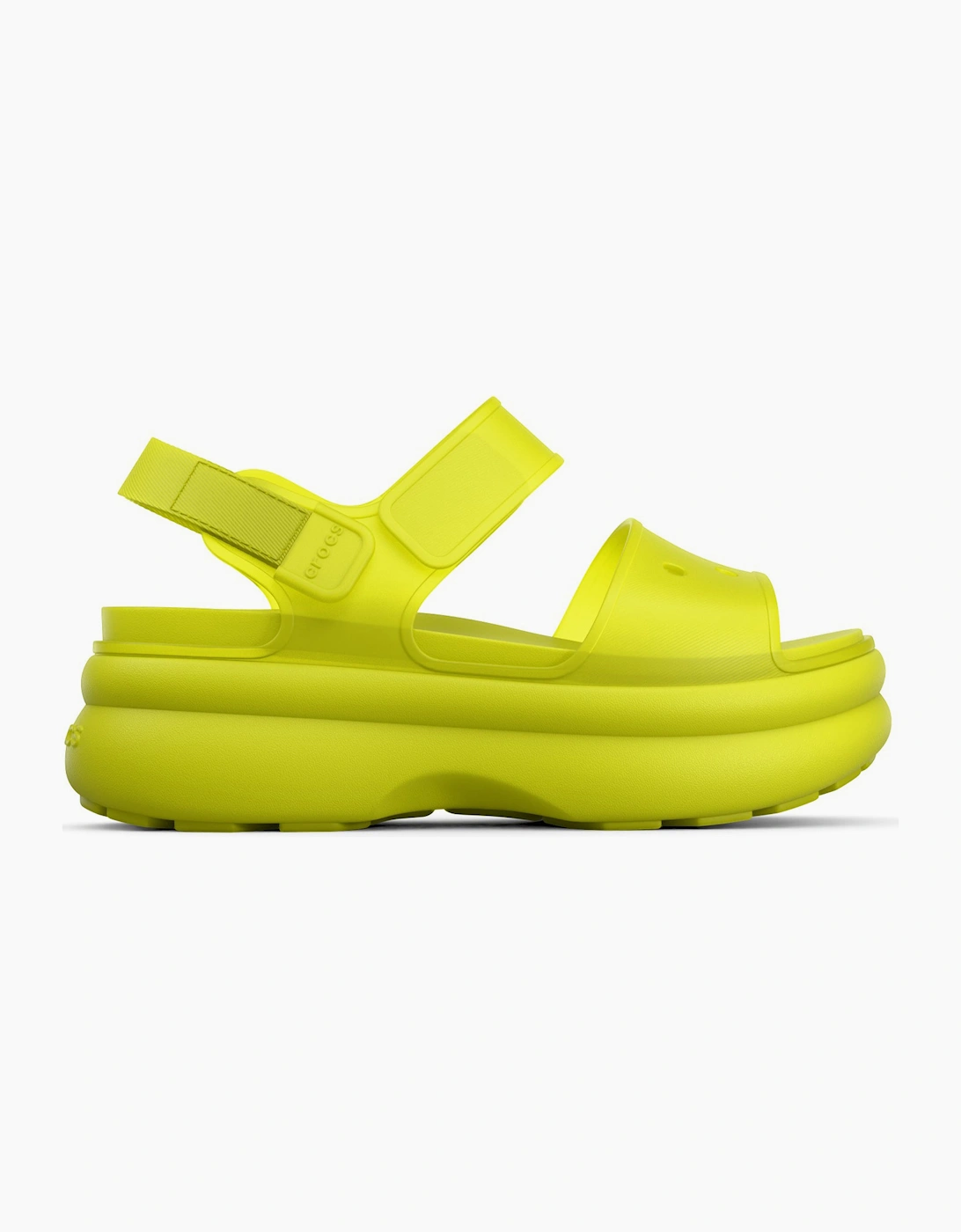 Crocs Women's Crocs SOHO FROSTED Womens Platform  Sandals Citrus - Green