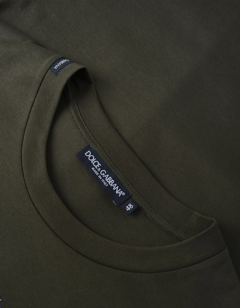 Embroidered Logo T-Shirt Green
