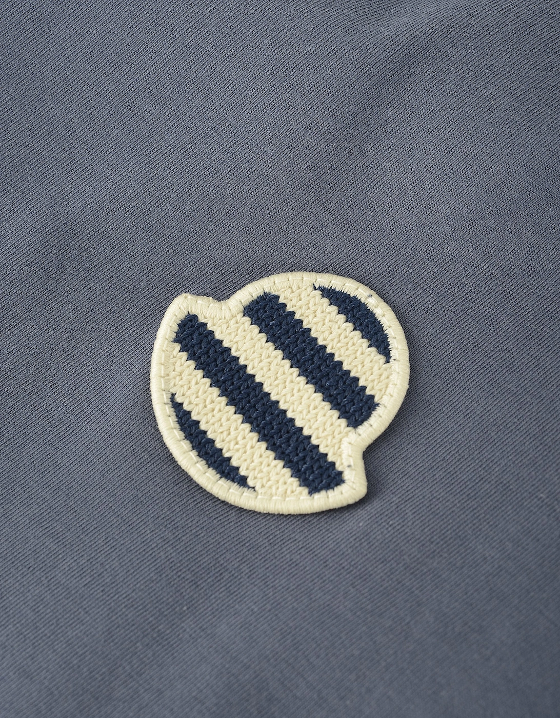 Stripe Logo T Shirt Blue