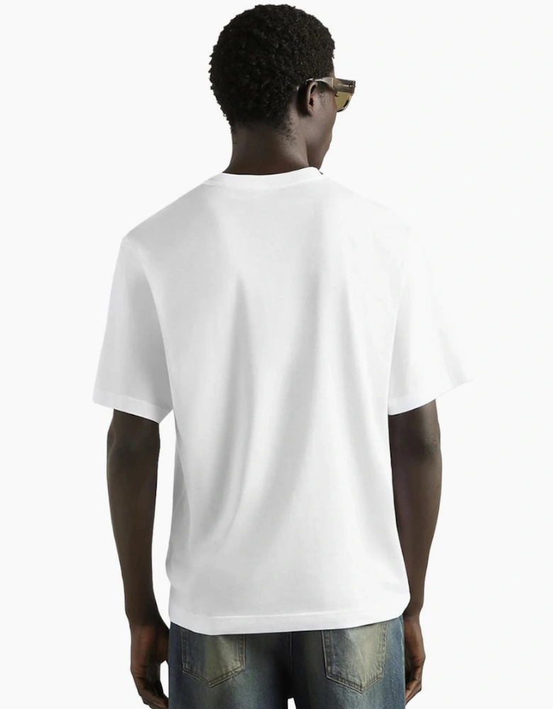 Dolce & Gabbana Cotton Logo Patch T-Shirt in White