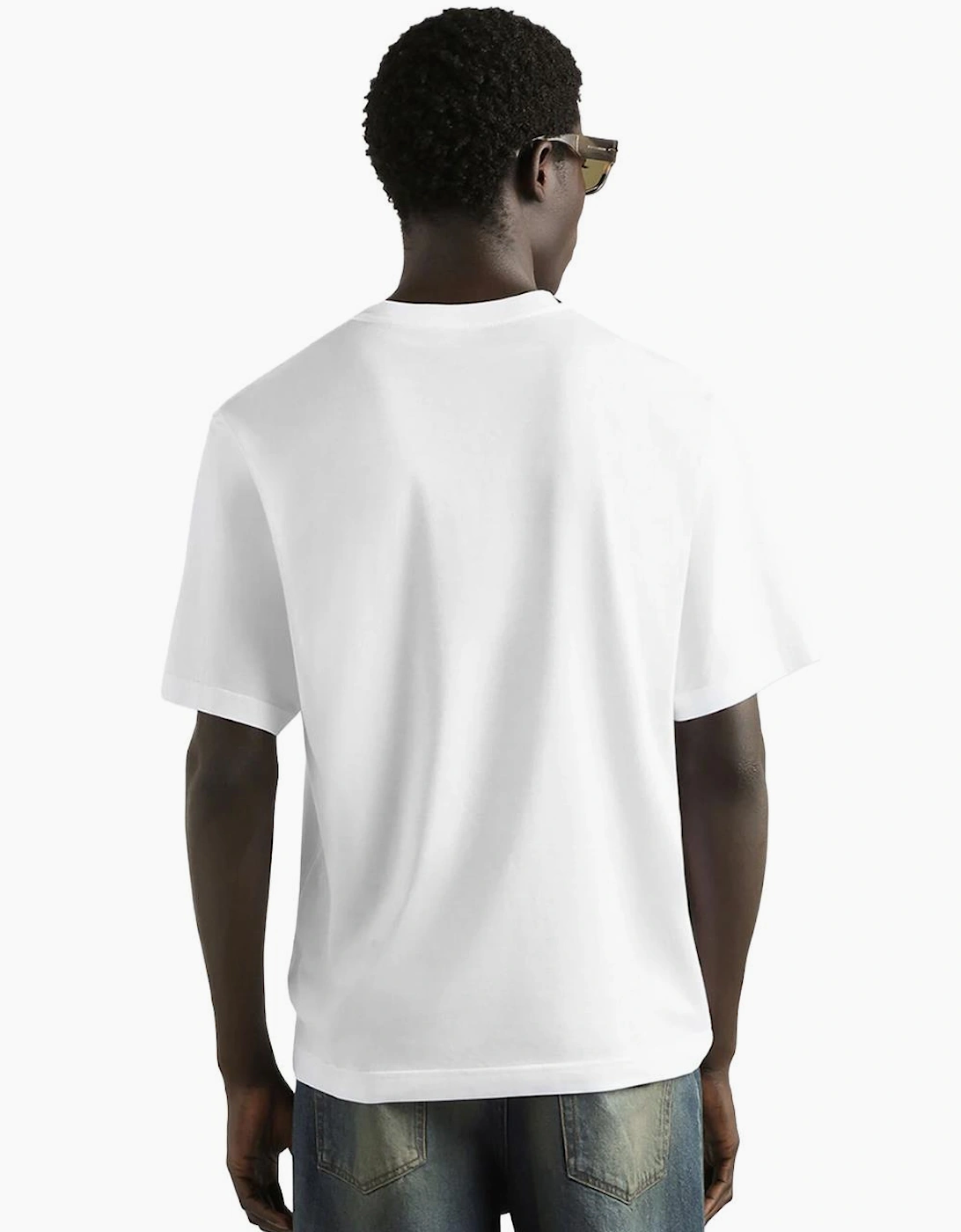 Dolce & Gabbana Cotton Logo Patch T-Shirt in White