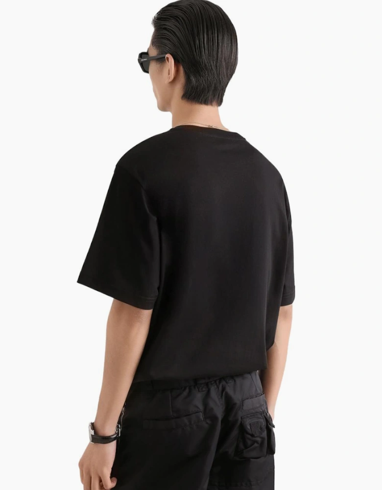 Dolce & Gabbana Cotton Logo Patch T-Shirt in Black