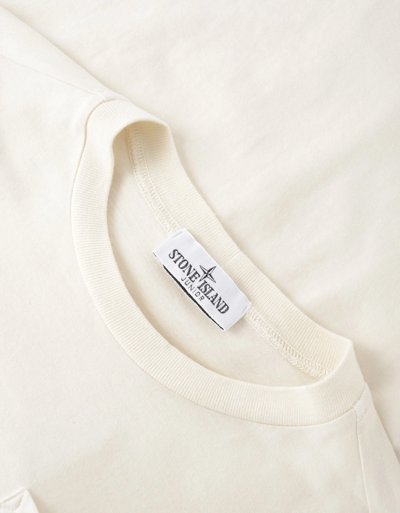 Kids Pocket T-Shirt Beige