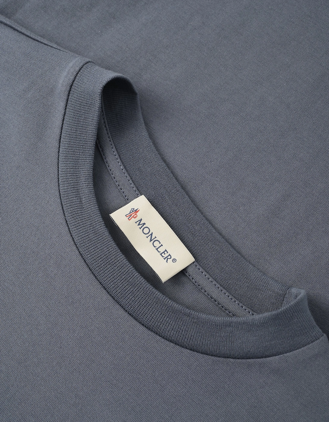 Stripe Logo T Shirt Blue