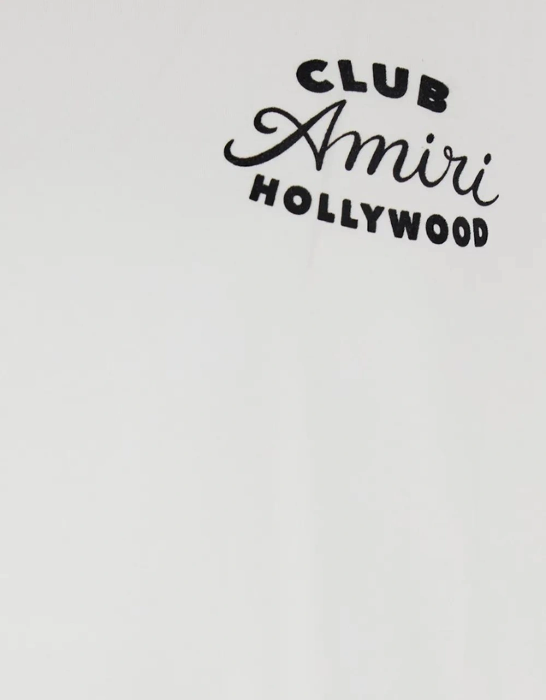 Amiri Club Logo T-Shirt in White
