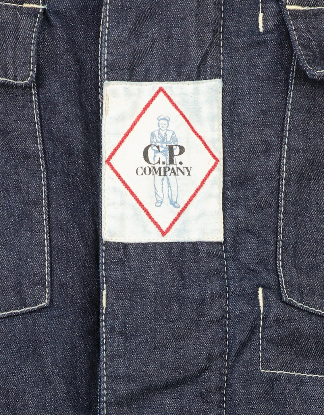 Denim Logo Patch Jacket