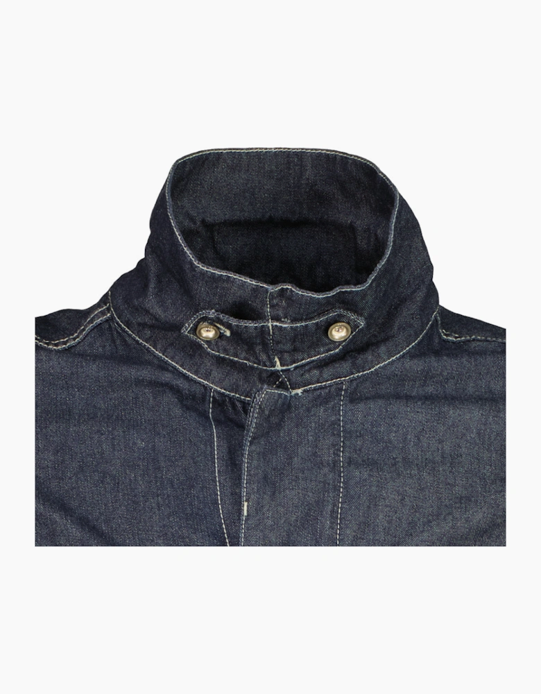Denim Logo Patch Jacket