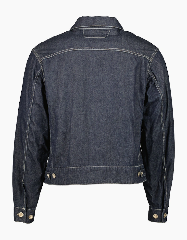 Denim Logo Patch Jacket