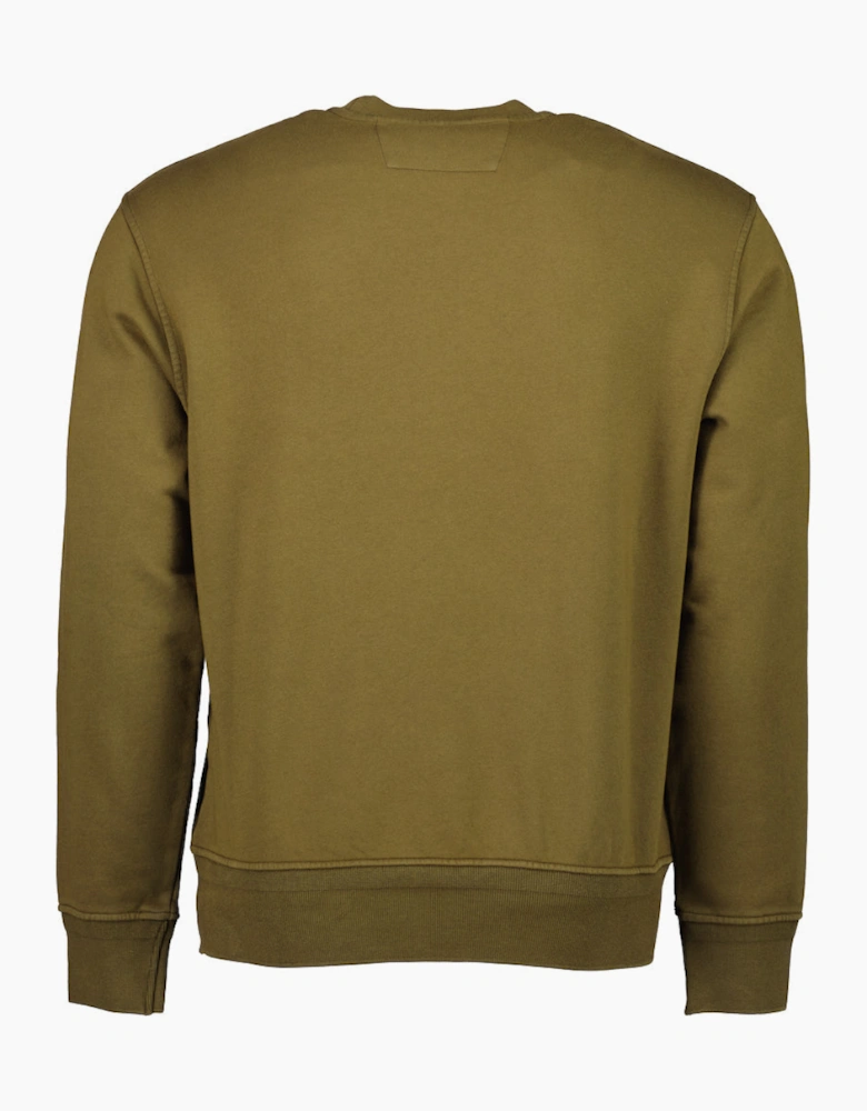 Diagonal Fleece Logo Sweatshirt