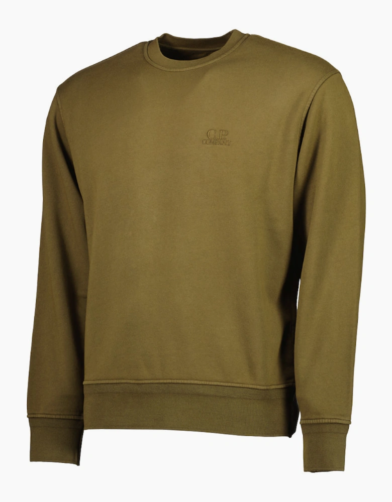 Diagonal Fleece Logo Sweatshirt