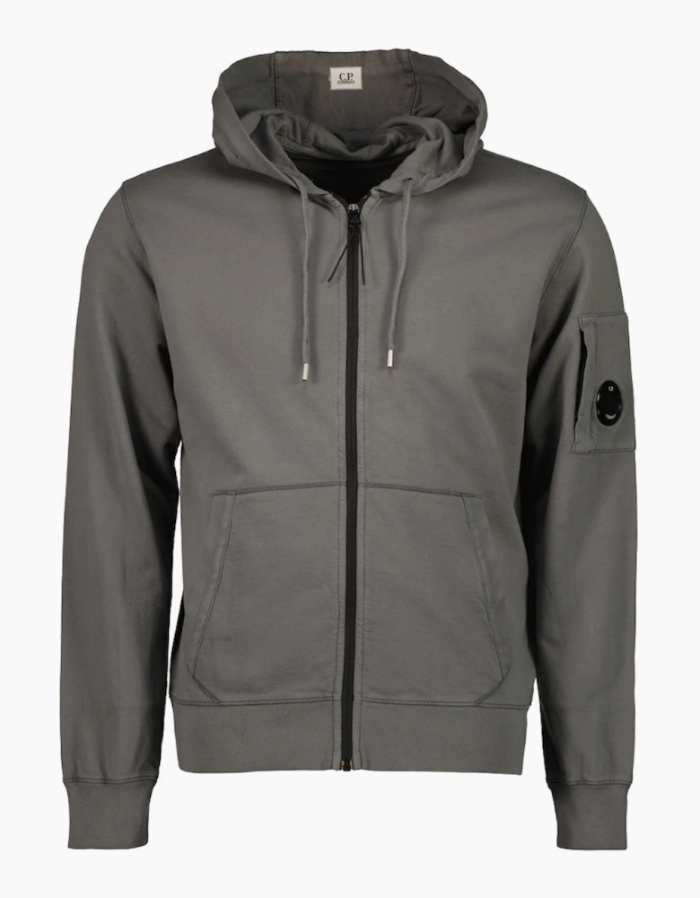 Light Fleece Lens Zip Hoodie