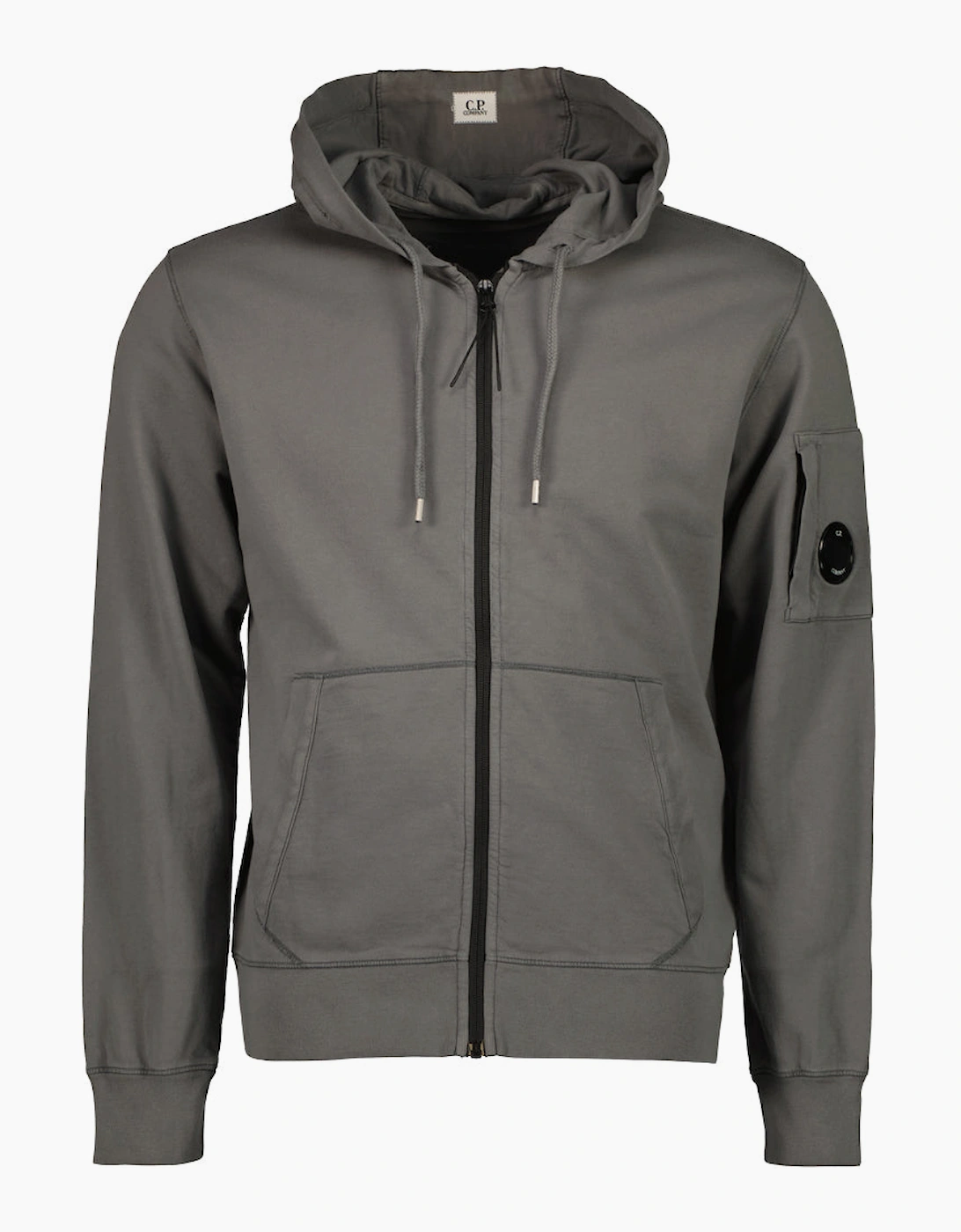 Light Fleece Lens Zip Hoodie