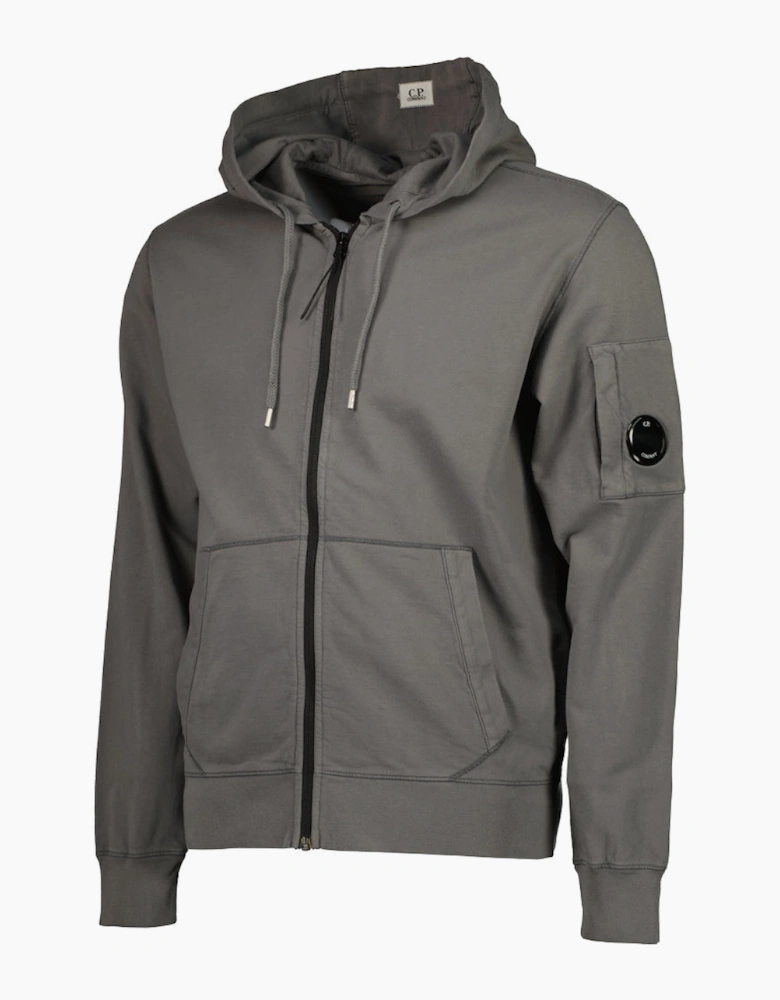 Light Fleece Lens Zip Hoodie