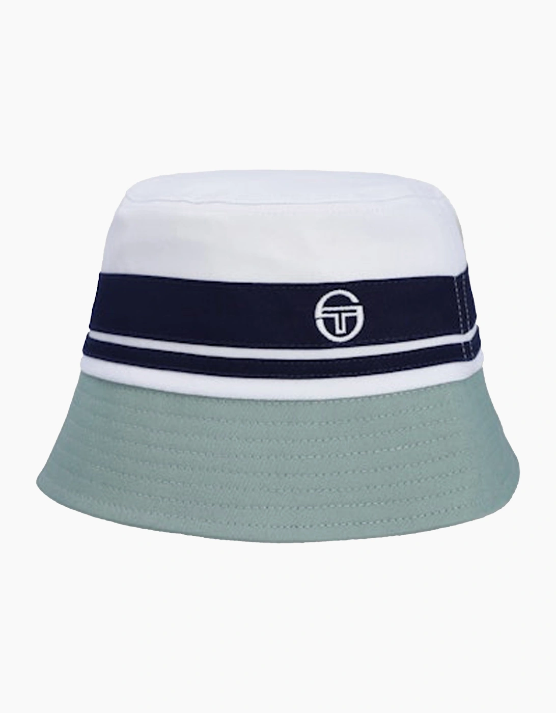 Sergio Tacchini Newsford Bucket Hat White/Maritime Blue/Lead, 2 of 1