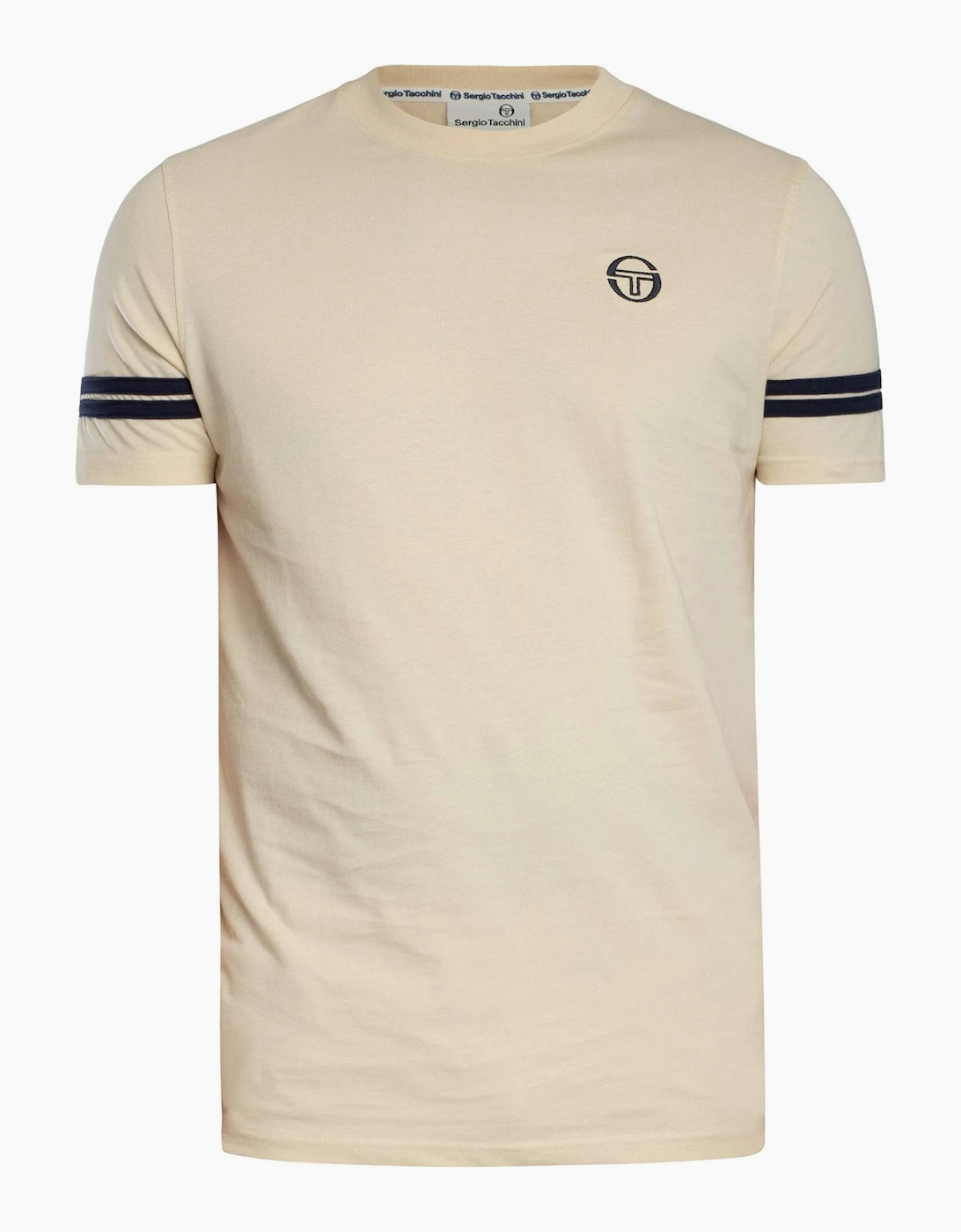Sergio Tacchini Grello T-Shirt Sandshell/Maritime Blue, 3 of 2