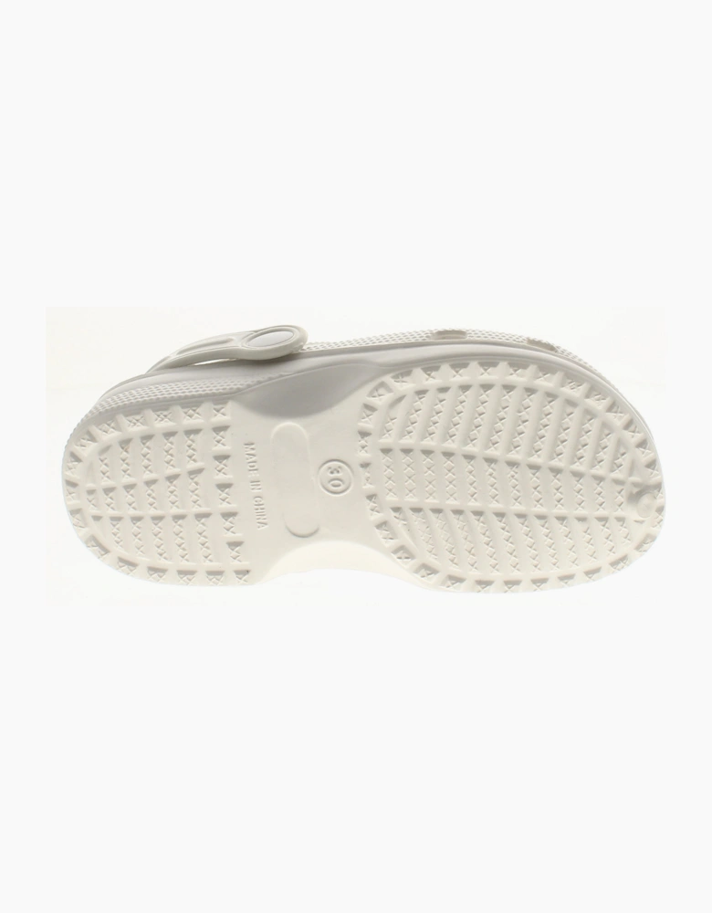 Miss Riot Girls Sandals Clogs Pop white UK Size