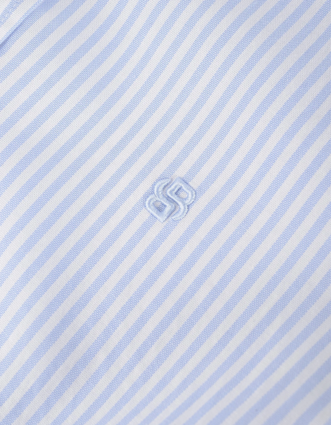 H Liam Striped Shirt Blue