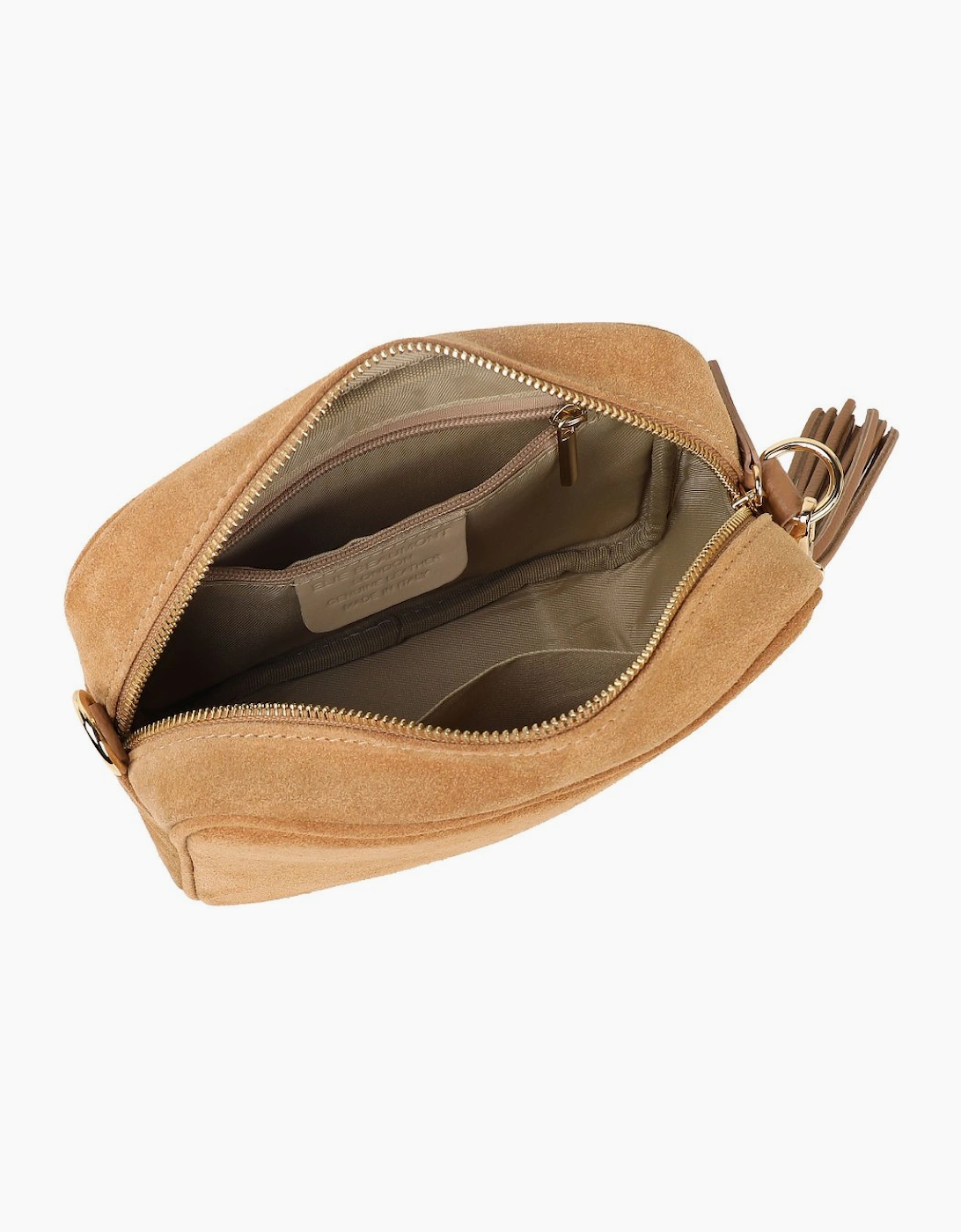 Crossbody Suede Messenger Bag