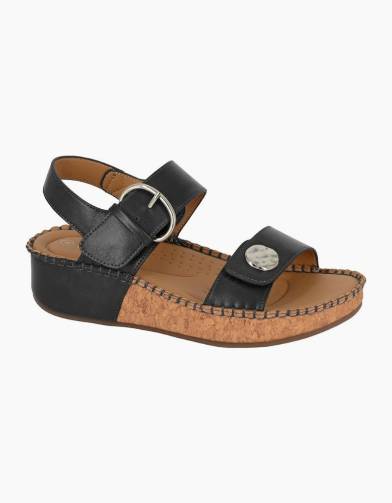 Cipriata Womens Mirian Halter Back Wedge Sandals