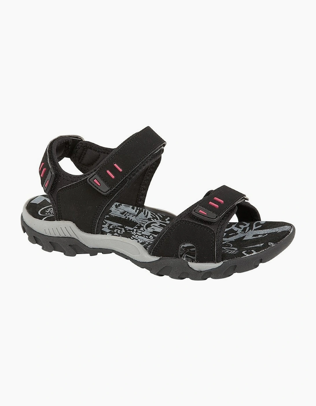 PDQ Womens Touch Fastening Walking Sandals, 2 of 1