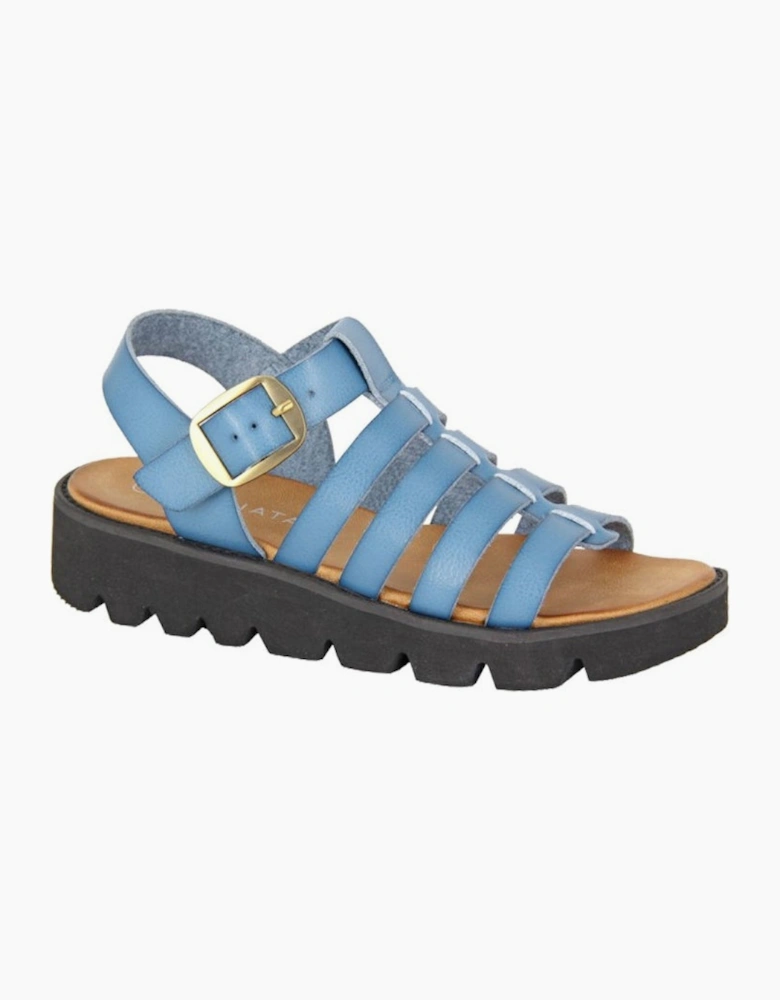 Cipriata Womens Azia T-Bar Wedge Sandals