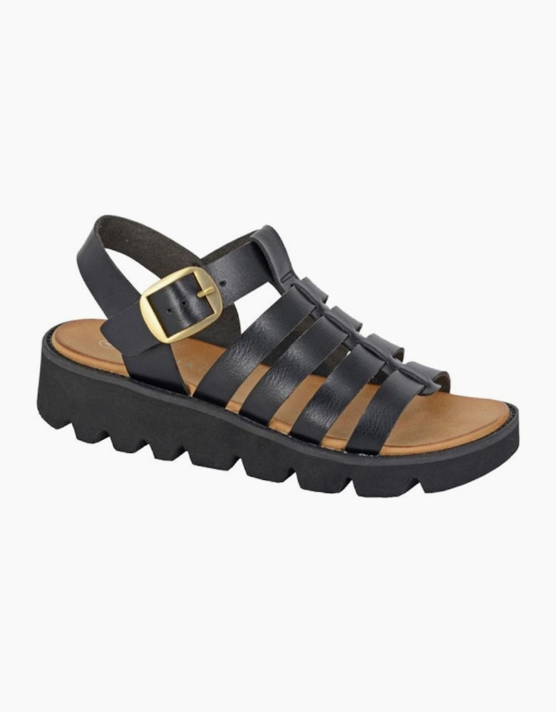 Cipriata Womens Azia T-Bar Wedge Sandals