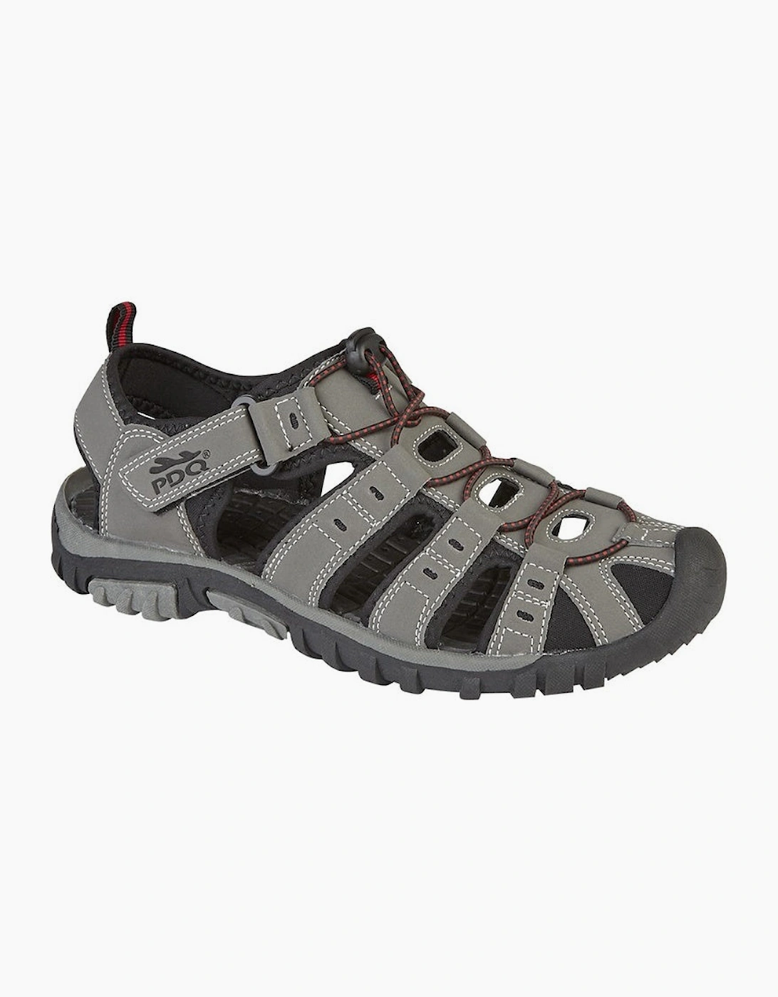 PDQ Mens Toggle & Touch Walking Sandals