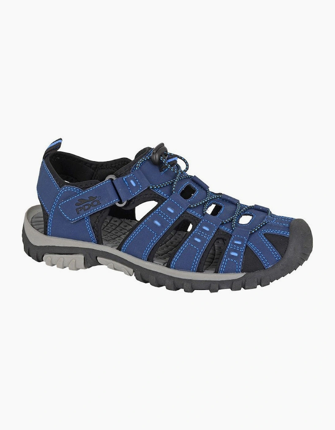 PDQ Mens Toggle & Touch Walking Sandals