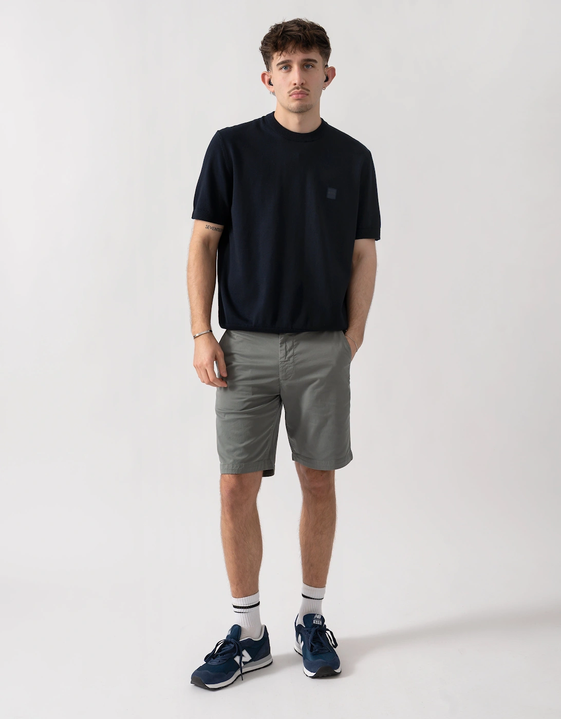 BOSS Orange Kanacho Mens T-Shirt - Dark Blue 404
