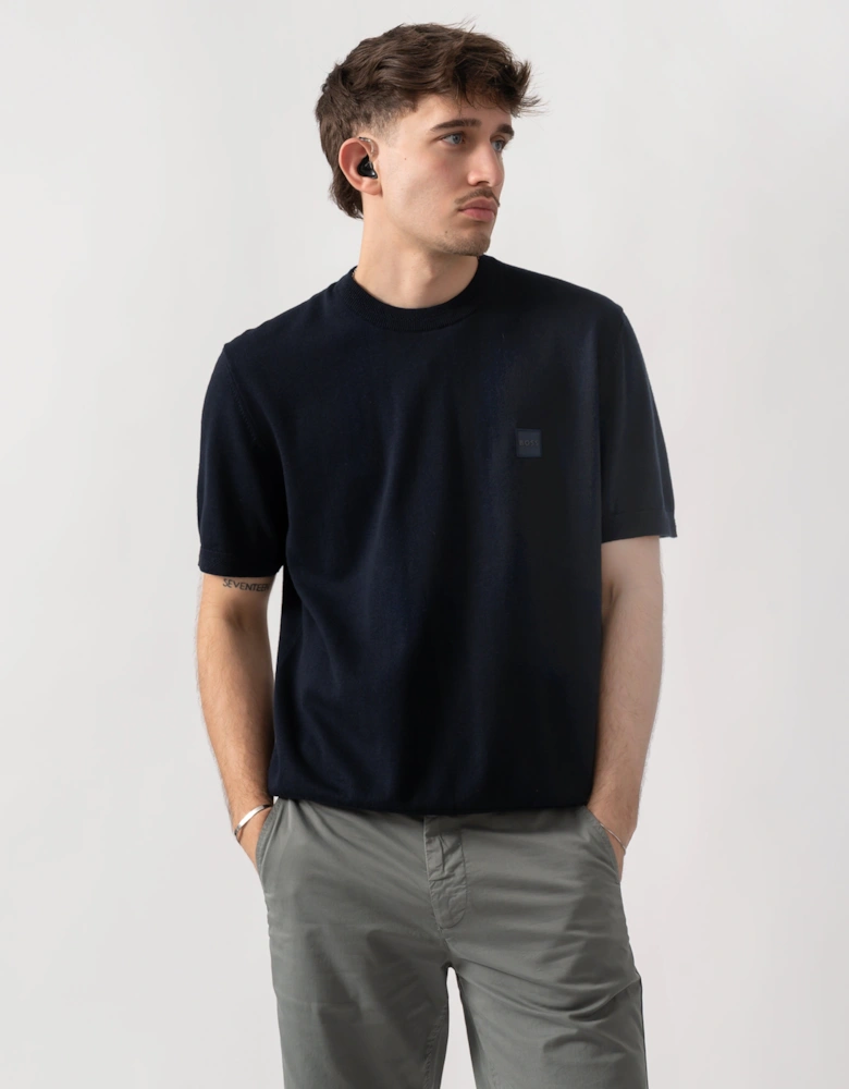 BOSS Orange Kanacho Mens T-Shirt - Dark Blue 404