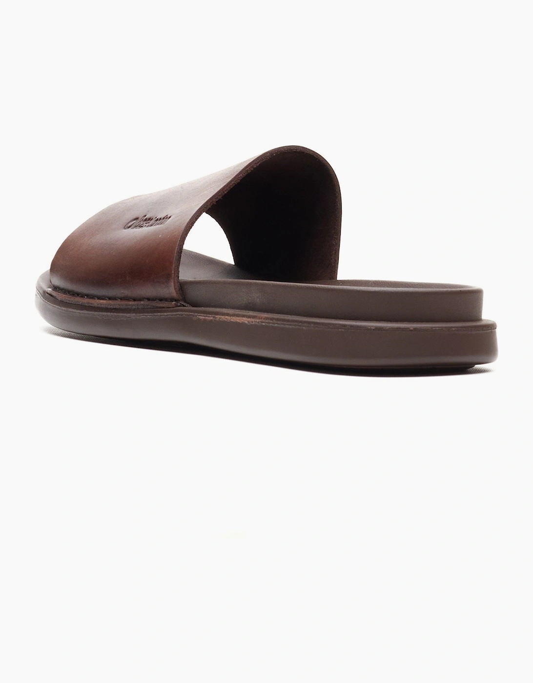 Base London Albany Leather Men's Brown Slides