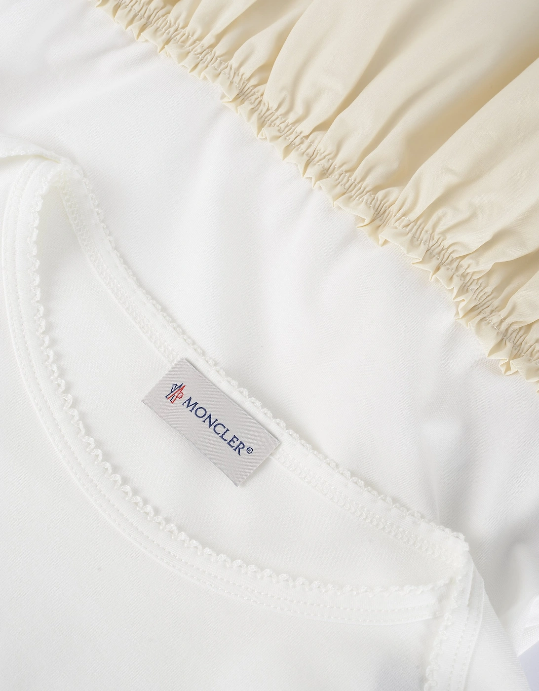 Kids Cotton Mix Dress White