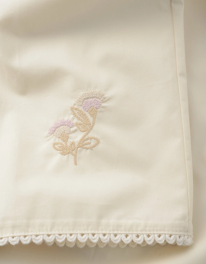 Kids Cotton Mix Dress White