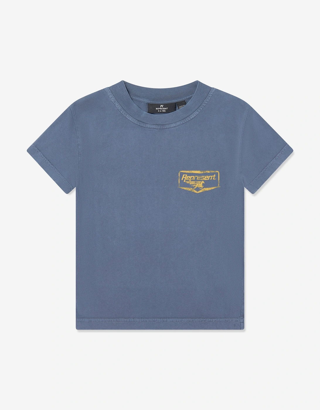 REPRESENT Kids Mini Nothing Faster T-Shirt in Blue, 5 of 4