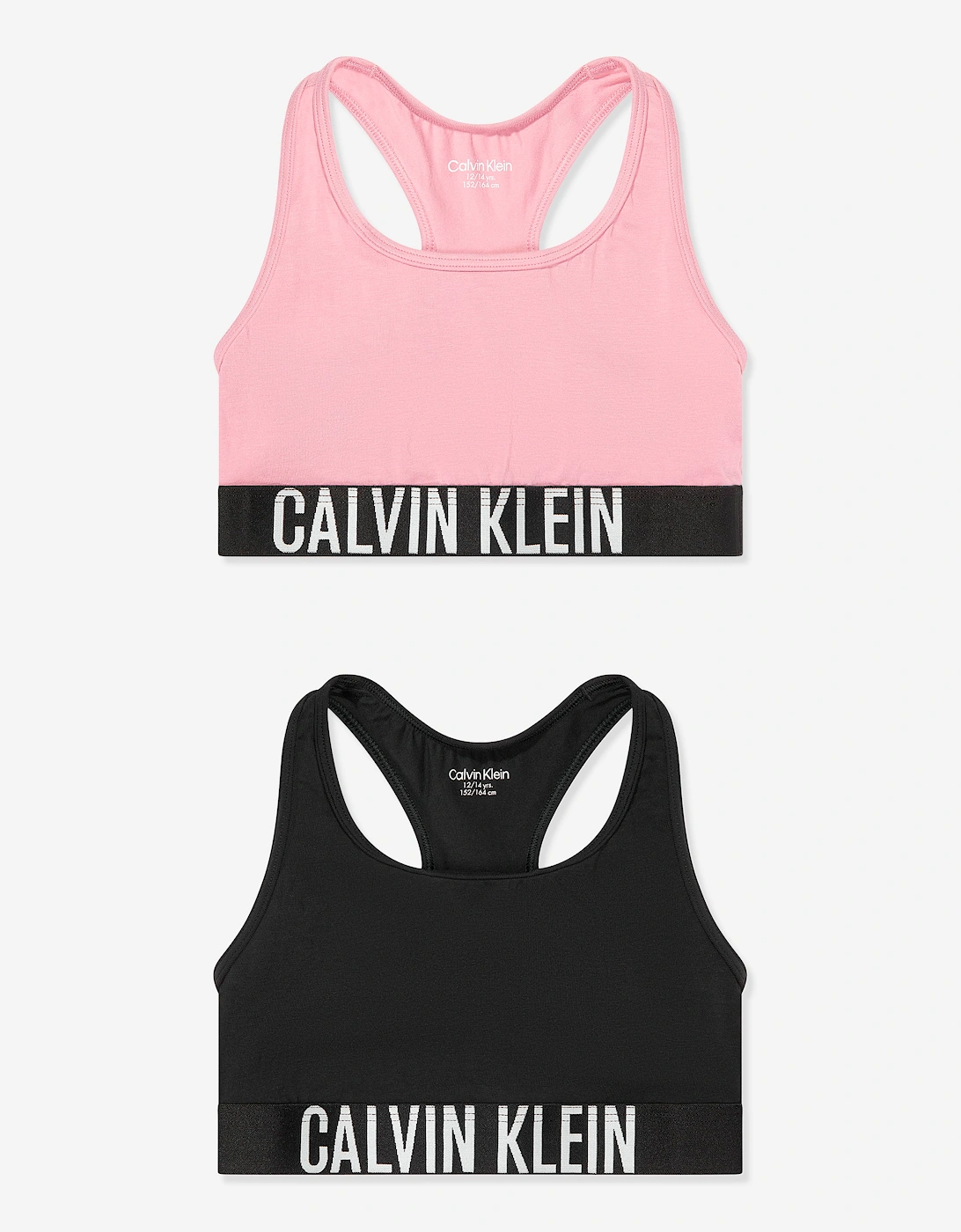 Calvin Klein Girls 2 Pack Bralette Set in Pink, 7 of 6