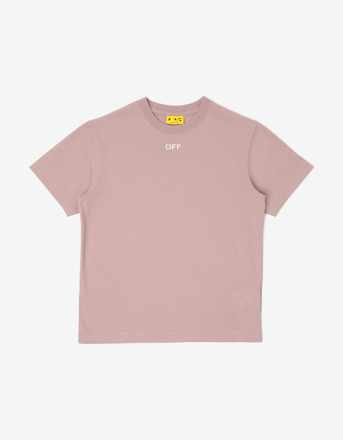 Off-White Girls Off Stamp 2 Pack T-Shirt Set in Pink