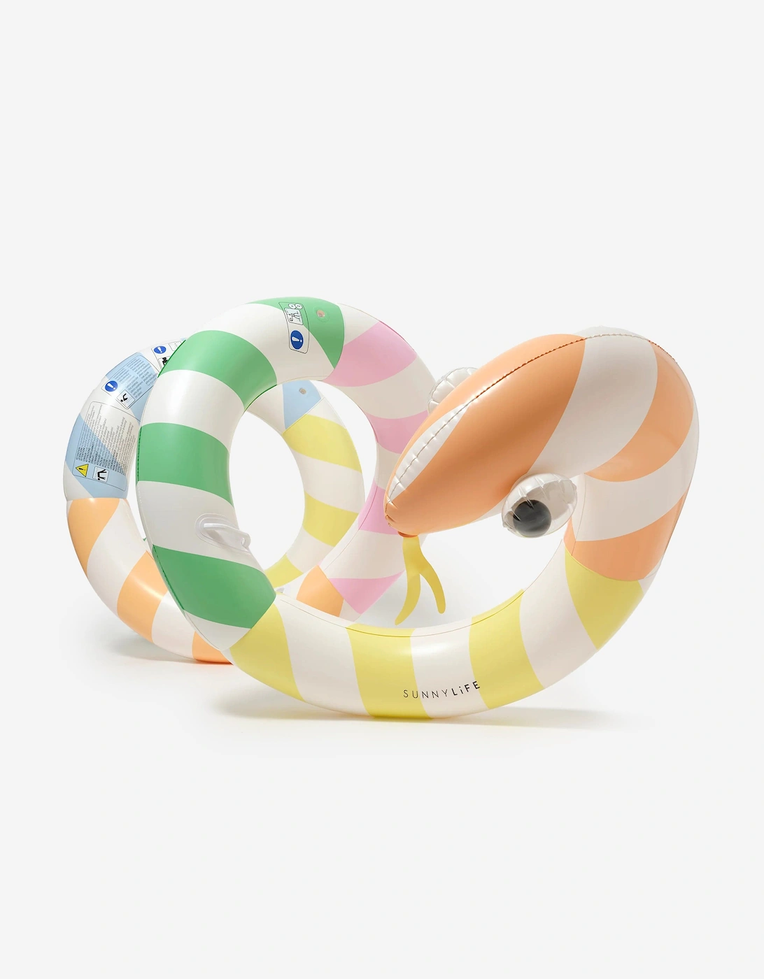 Sunnylife Girls Multi 'S Giant Inflatable Noodle Poolside Sorbet Stripe In Colour (245Cm) - Size: One Size, Kids