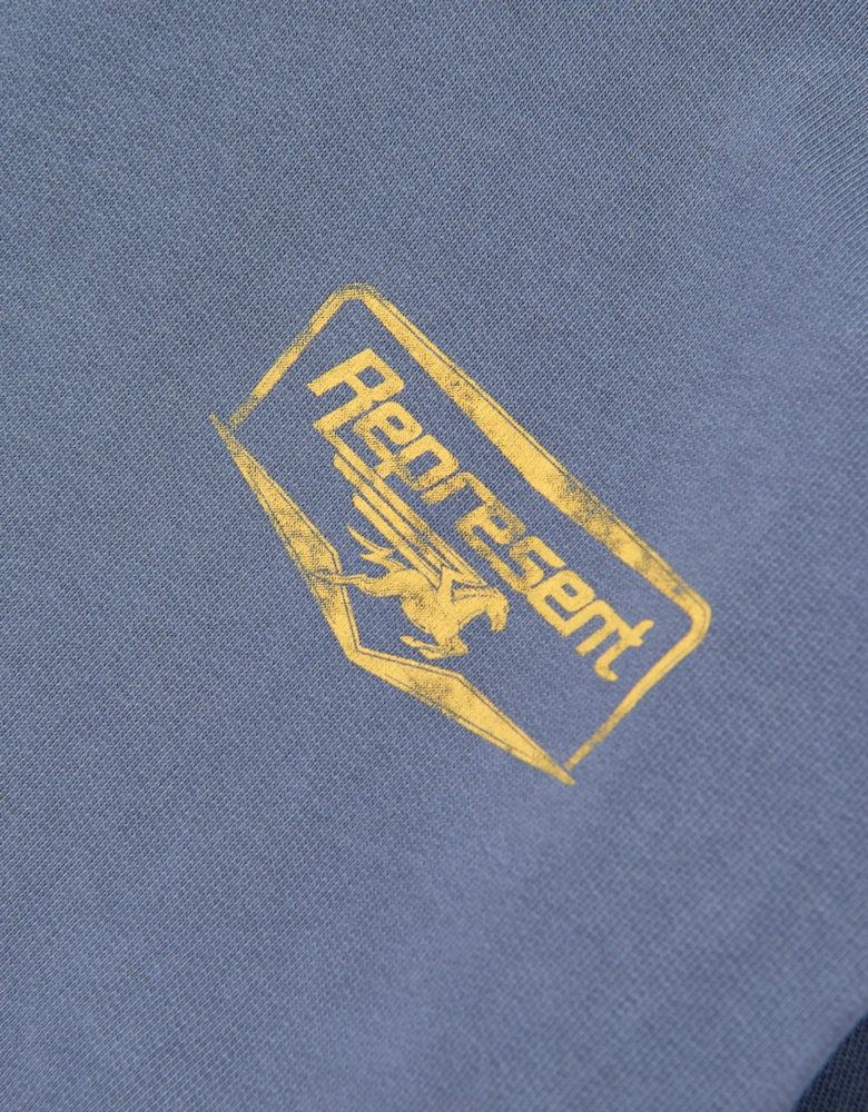 REPRESENT Kids Mini Nothing Faster Hoodie in Blue