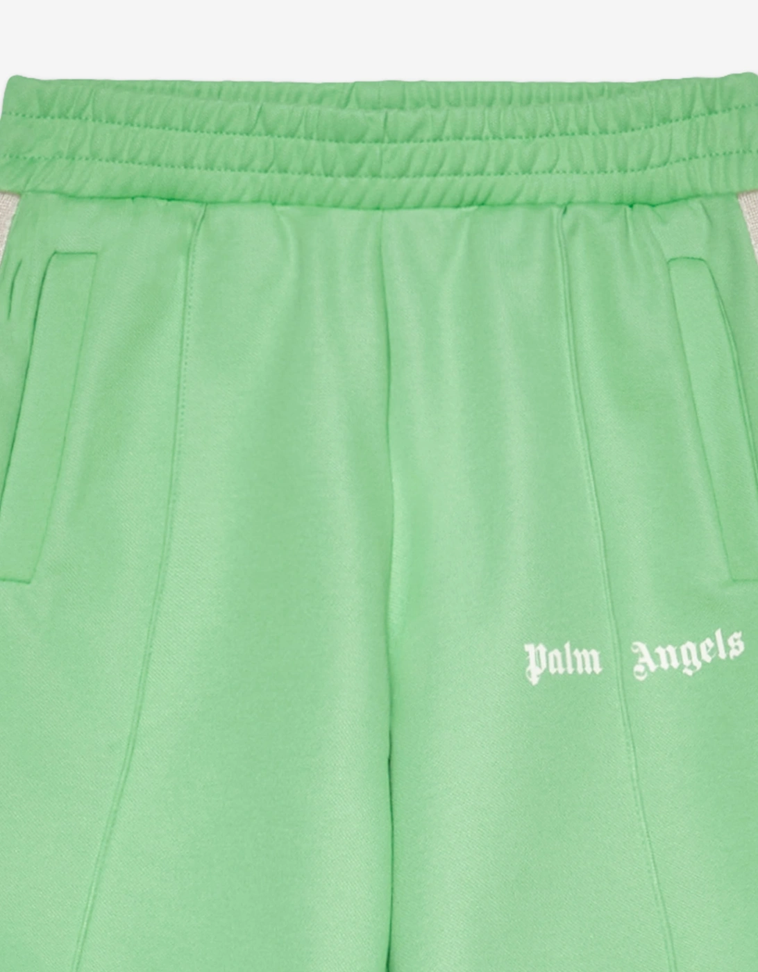 Palm Angels Boys Track Shorts in Green