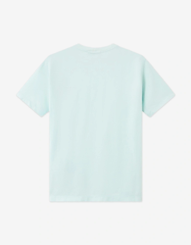 Stone Island Boys Compass Logo Patch T-Shirt in Blue