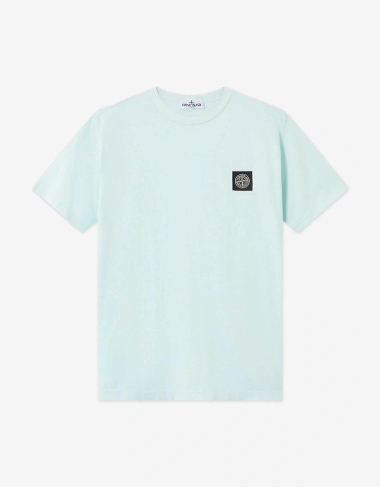 Stone Island Boys Compass Logo Patch T-Shirt in Blue